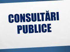 ANUNŢ PRIVIND INIȚIEREA CONSULTĂRILOR PUBLICE