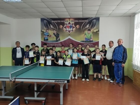 Turneul Open al raionului Călărași la tenis de masă, pentru juniori, ediția 2026