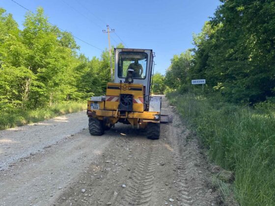 Consiliul Raional intervine operativ la refacerea infrastructurii rutiere, în urma ploii torențiale